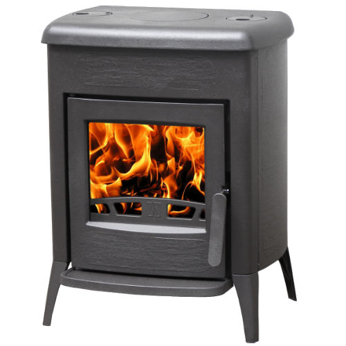 Kaminexperten Amity 3 Svart, 8 kW Gjutjärnskamin