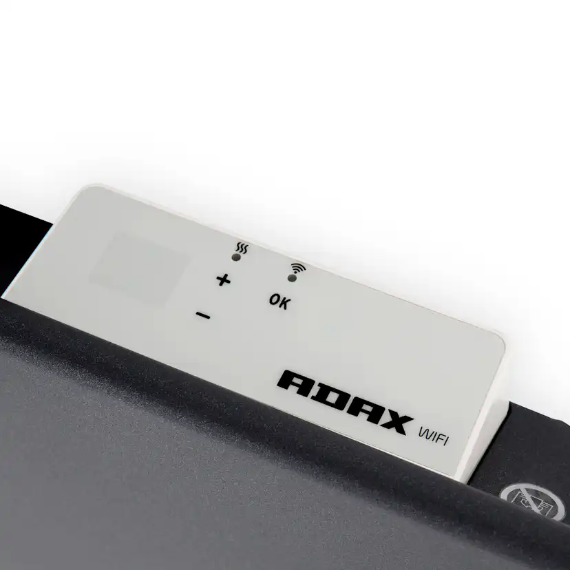 Elelement Adax Neo H KWT Wifi Svart Höjd 210mm 230V Stickkontakt