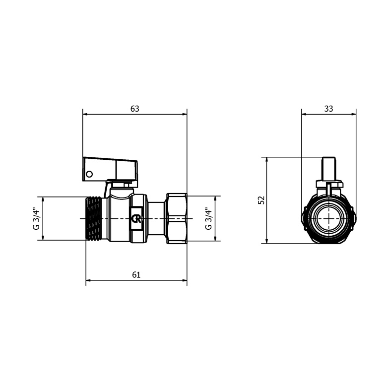 LK Systems Kulventil R/B