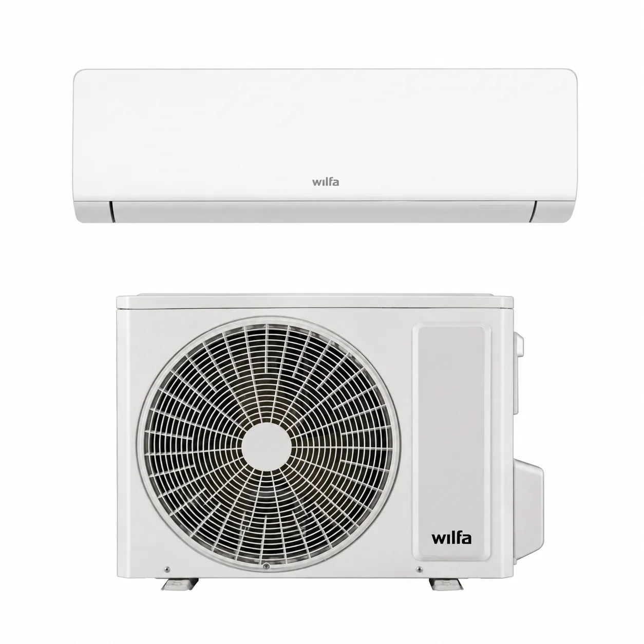 Fast-installerad AC Wilfa VISBY 3,6kW Kyleffekt A++ SEER 8,4 Upp till 80m²