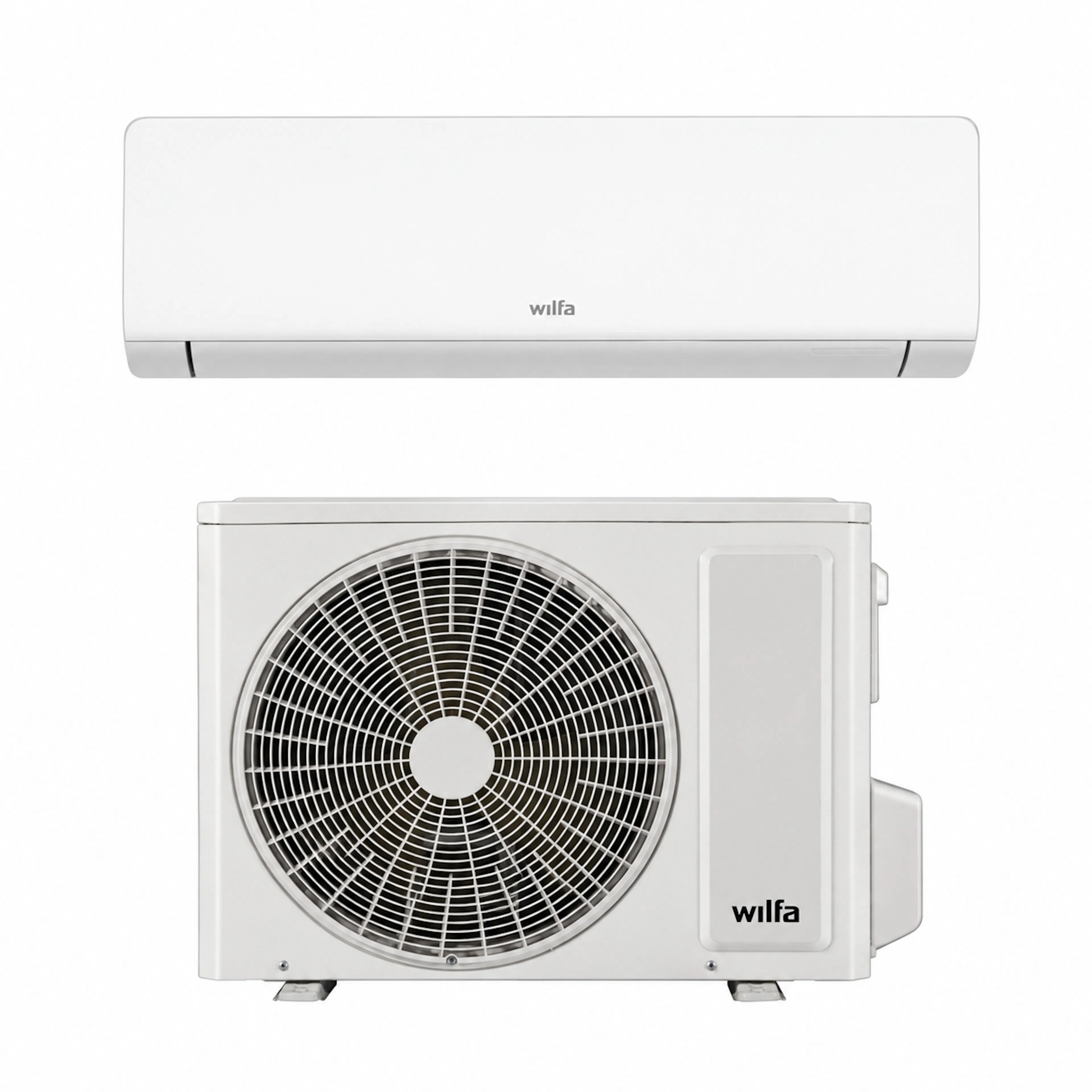 Fast-installerad AC Wilfa VISBY 3,6kW Kyleffekt A++ SEER 8,4 Upp till 80m²