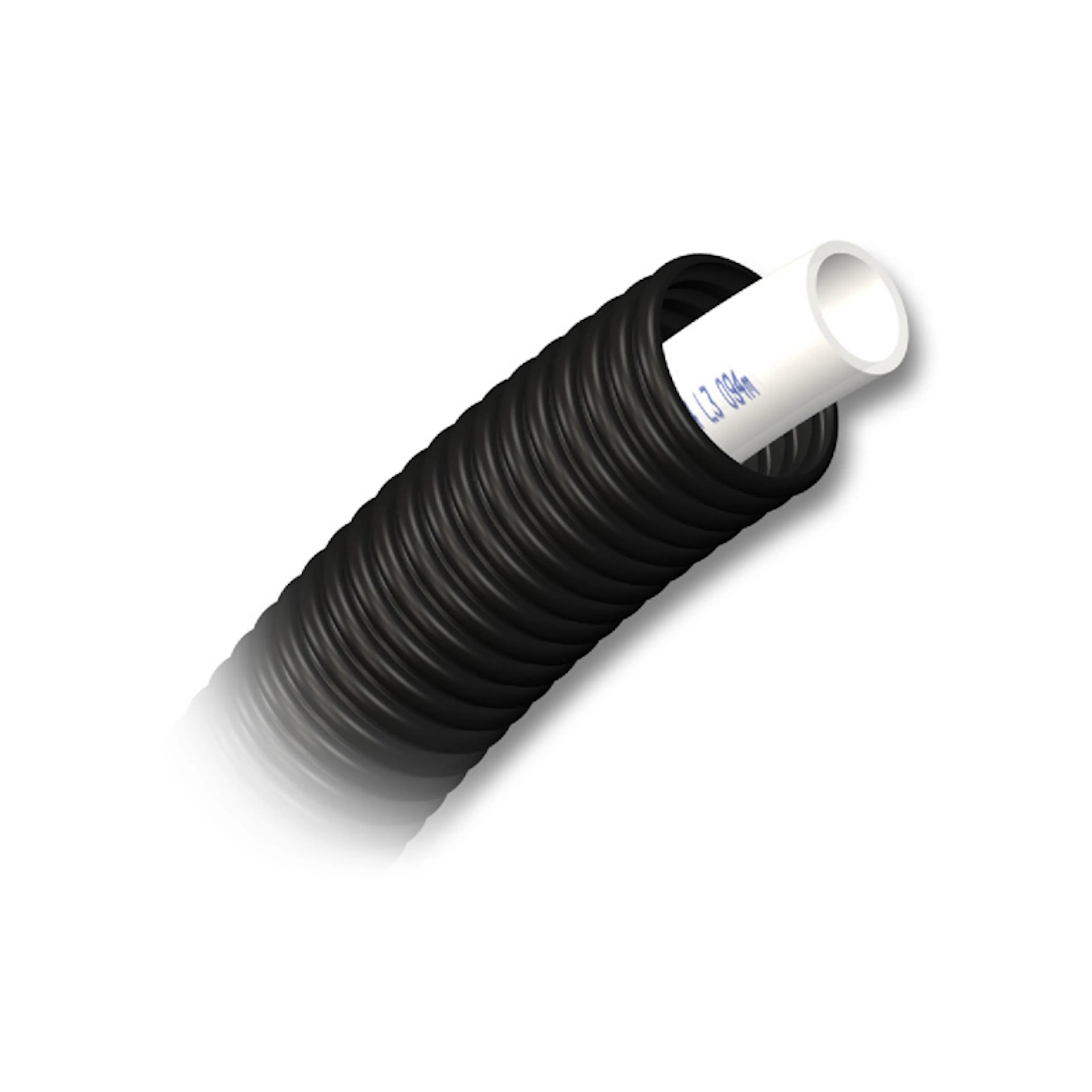Värmerör RiR 32x2,9/40 L=50 m Dim. PE-X rör: 32x2,9 mm, Dim. Tomrör: 40 mm, L=50 m