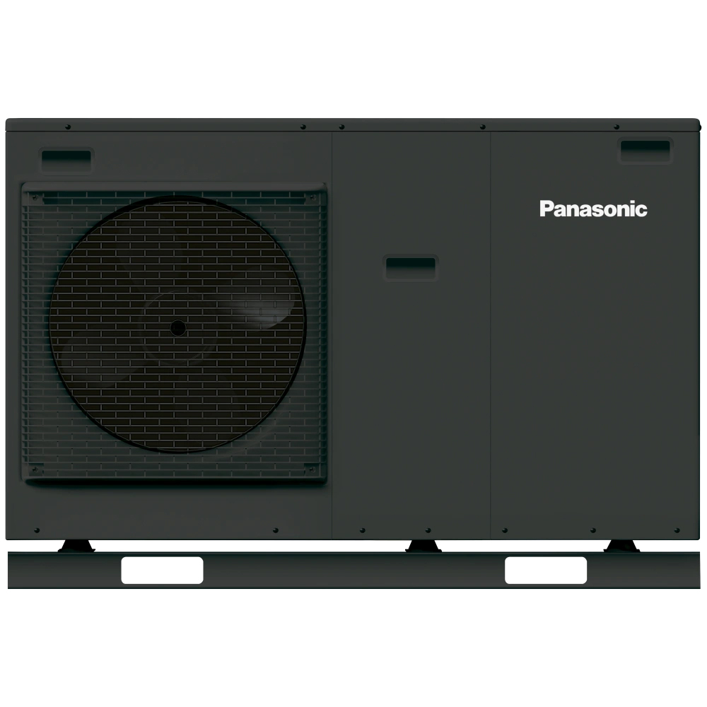 Panasonic Aquarea High Performance J-Gen  WH-MDC07J3E5-1 Antracitgrå 7kW Med inbyggd elpatron 3kW Luft-vattenvärmepump Monoblock