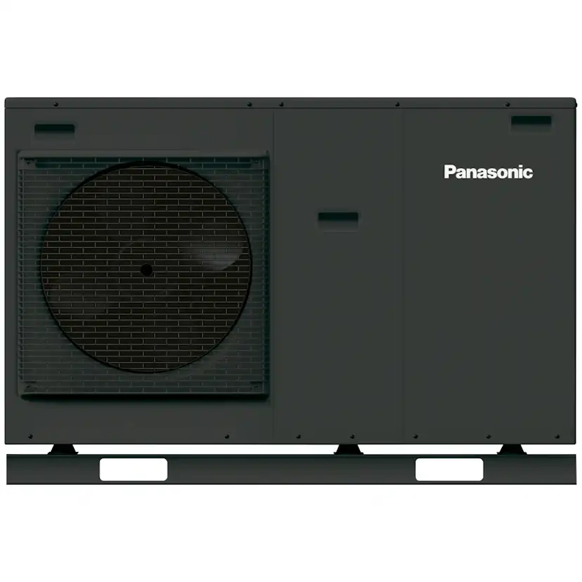 Luft-vattenvärmepump Monoblock Panasonic Antracitgrå 7kW Med inbyggd elpatron 3kW