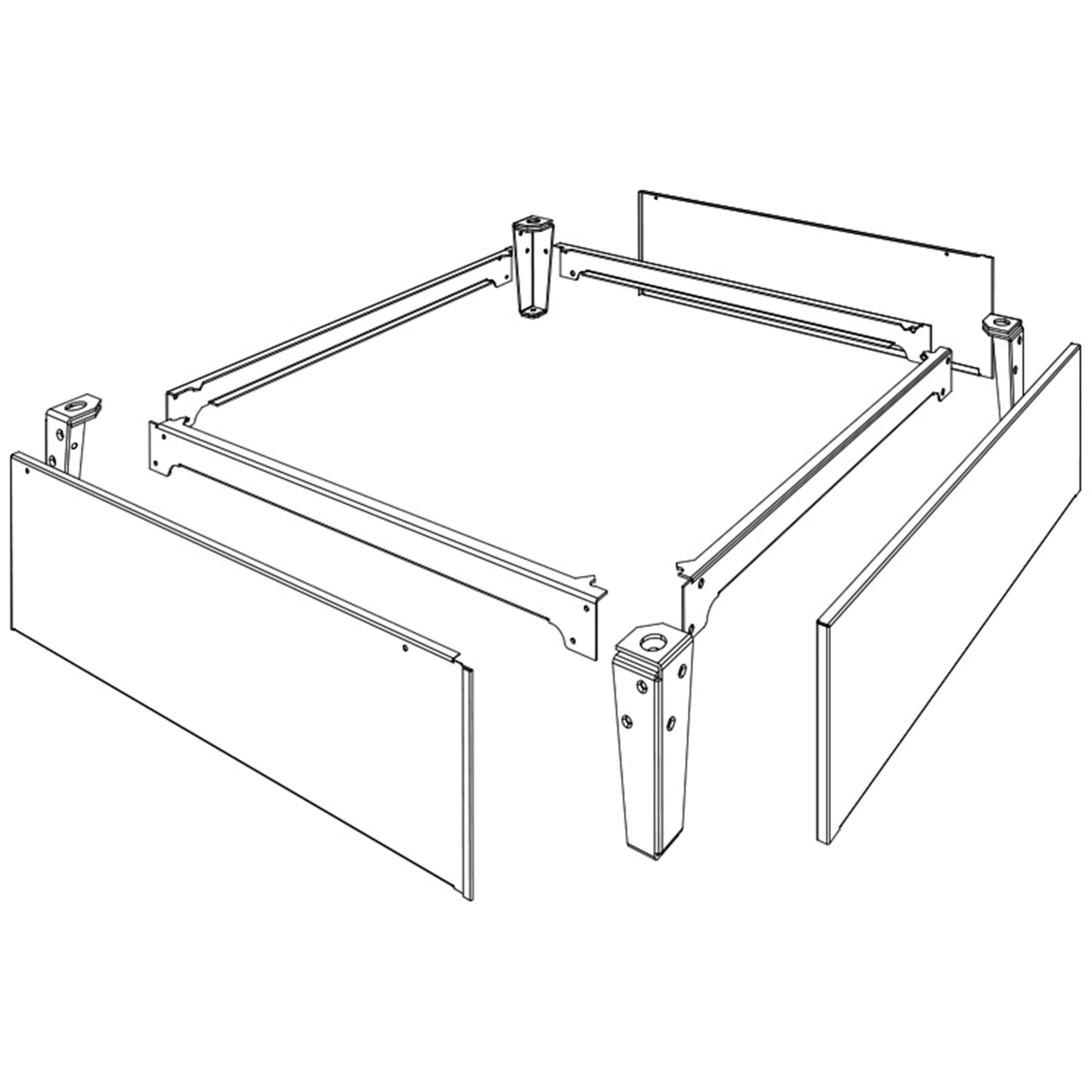 Mitsubishi Electric S-E-NG-250 Förhöjningssockel