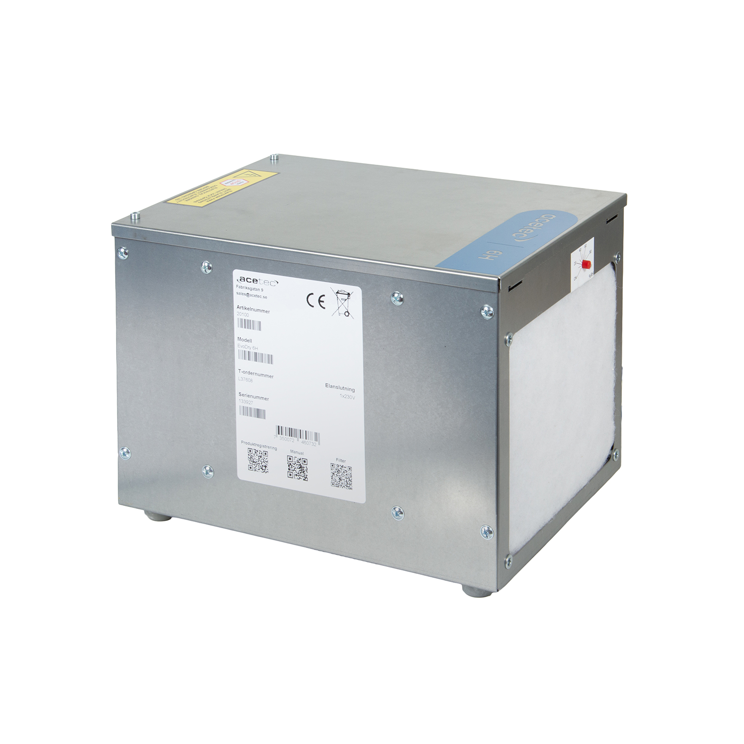 Acetec EvoDry 6H 2.0 Avfuktare