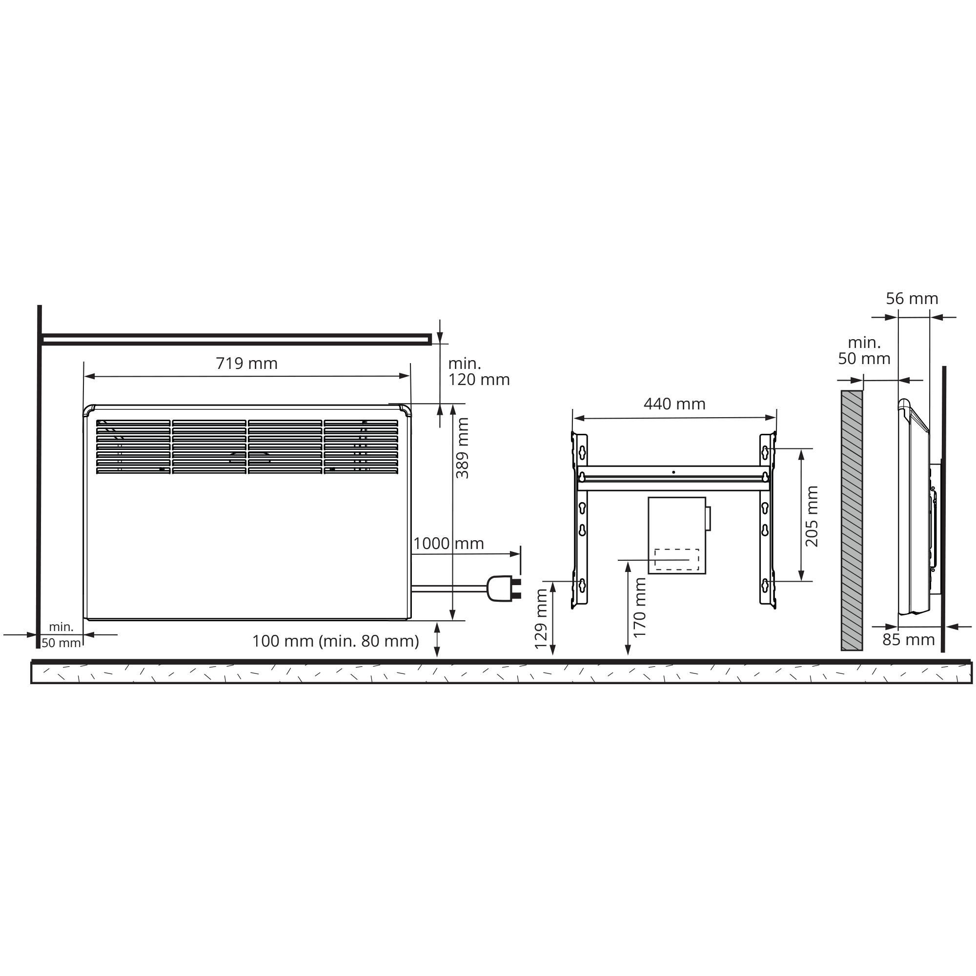 ELRADIATOR BETA 750W/230V BT Beta-EP 750W/230V