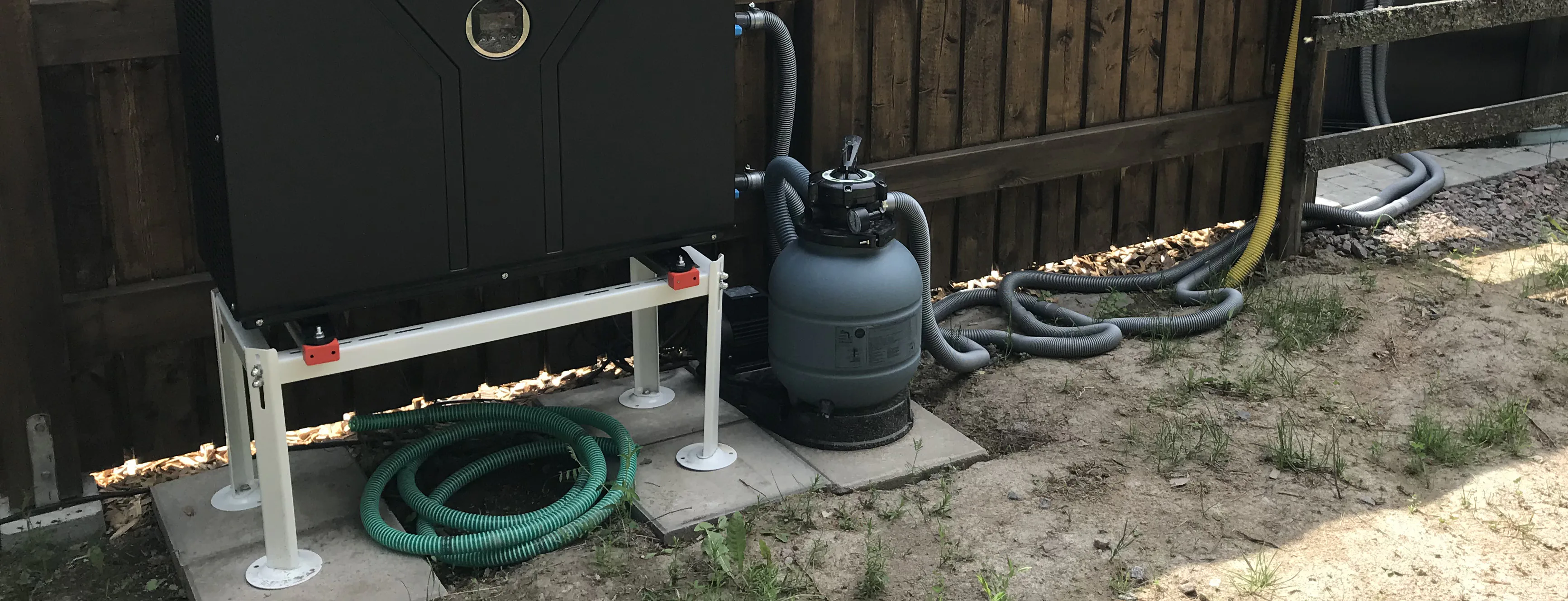 Använda poolvärmepump