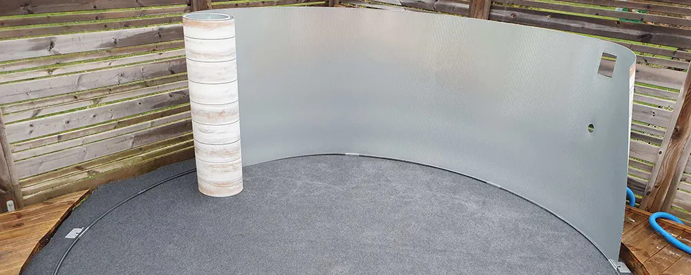Inför installation av pool