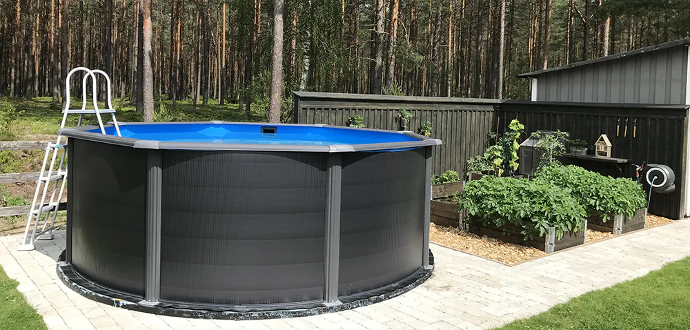 Pool ovan mark eller nedgrävd?