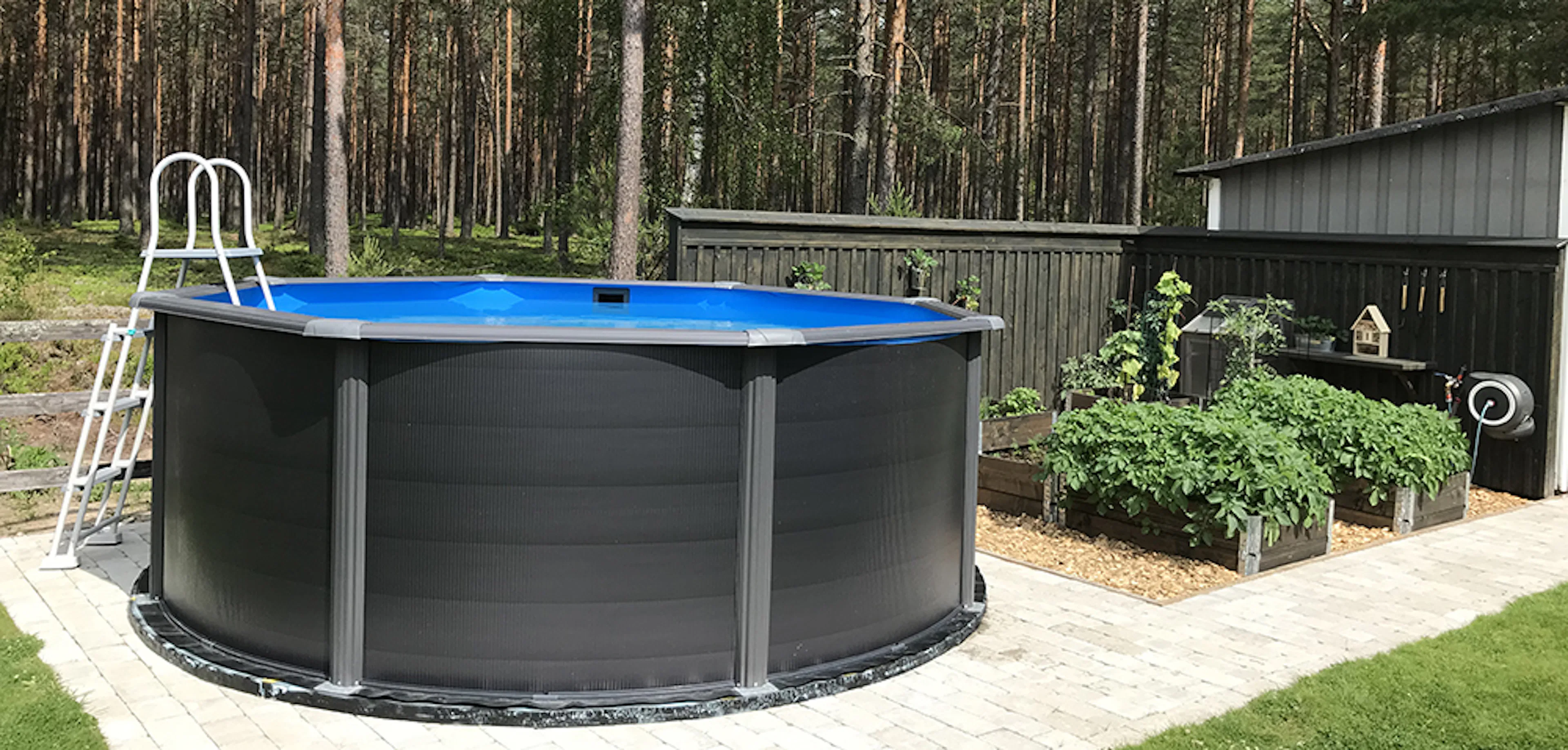 Pool ovan mark eller nedgrävd?