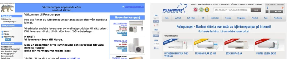 Så här såg Polarpumpen ut tidigare