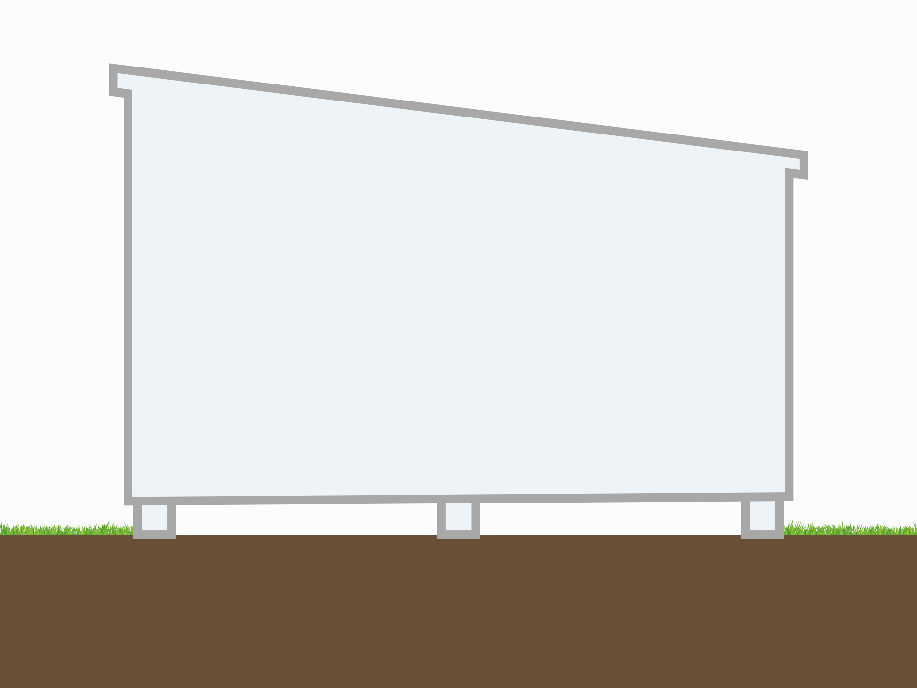 I äldre hus källare hade man stora biytor. Ett förråd i markplan fick kompensera för de förlorade ytorna.
