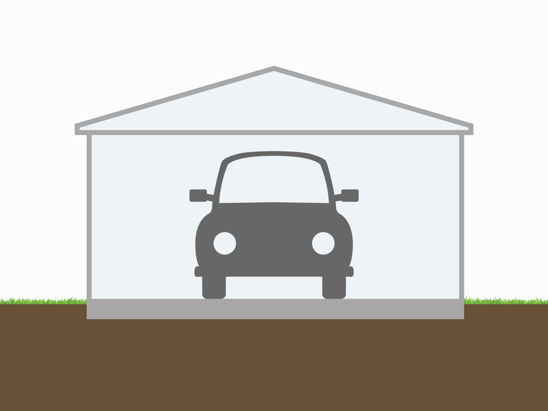På 40-talet var det viktigt att man hade garage, men inte så säkert att man faktiskt hade en bil.