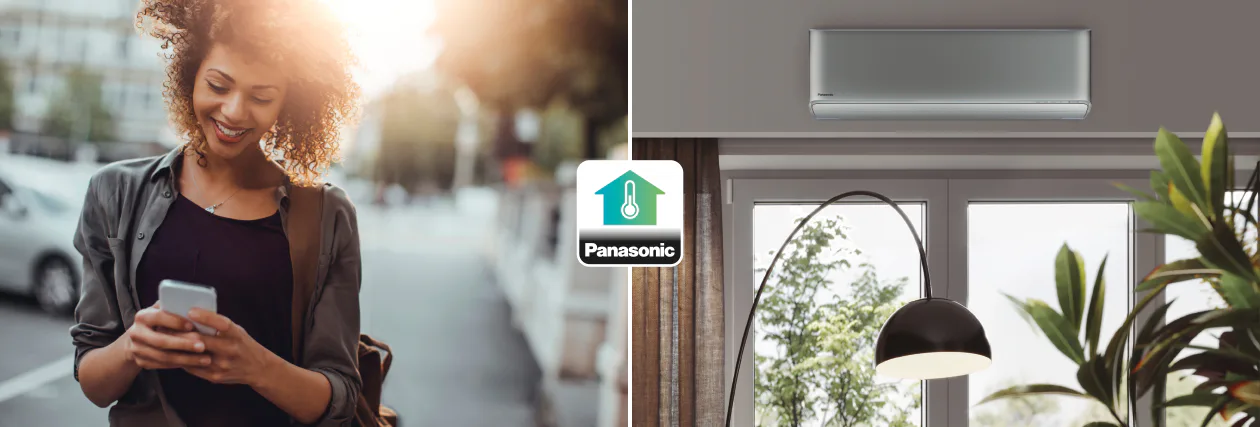 WiFi-styrning för Panasonic luftvärmepump