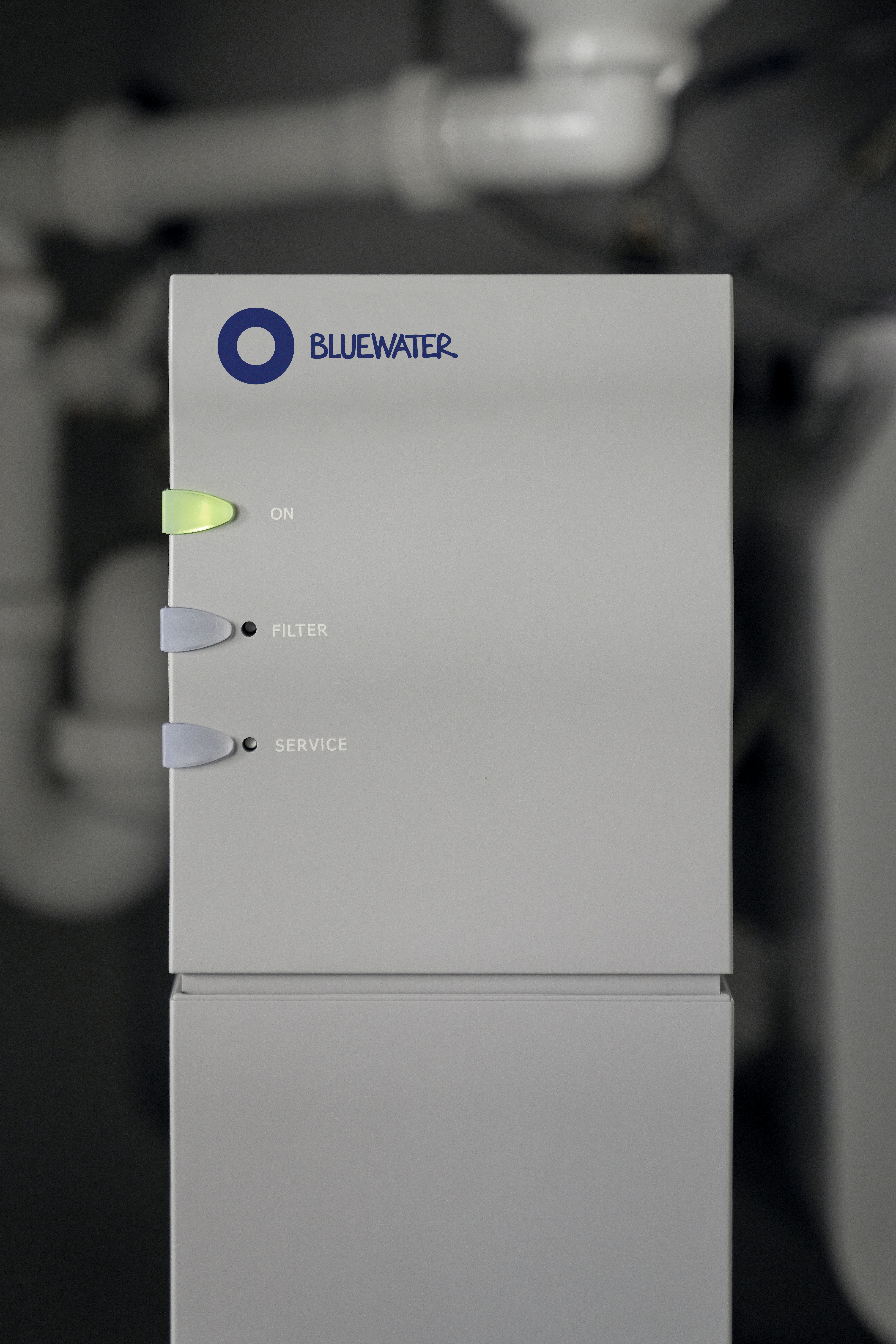 med en vattenrenare från Polarpumpen behöver du inte lägga tid på rengöring, vattenrenaren indikerar själv när det är dags för filterbyte eller om service behövs.