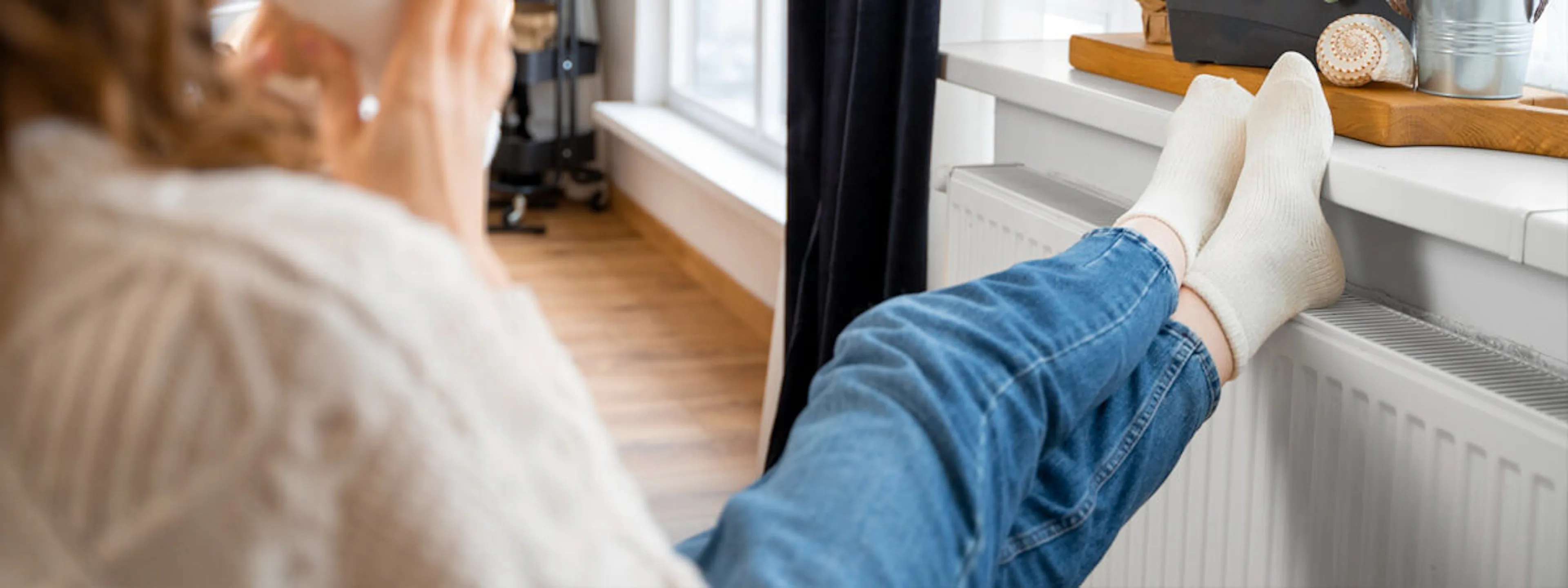 Hur sprider man värmen från husets värmekälla?