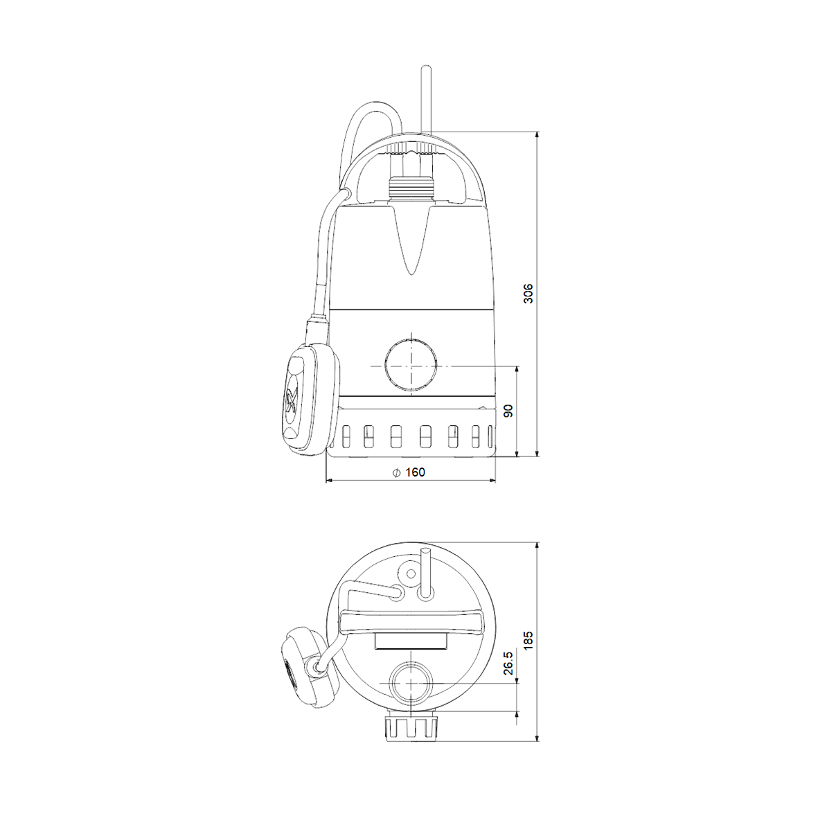 Grundfos Avloppspump Multibox B-CC7A-1