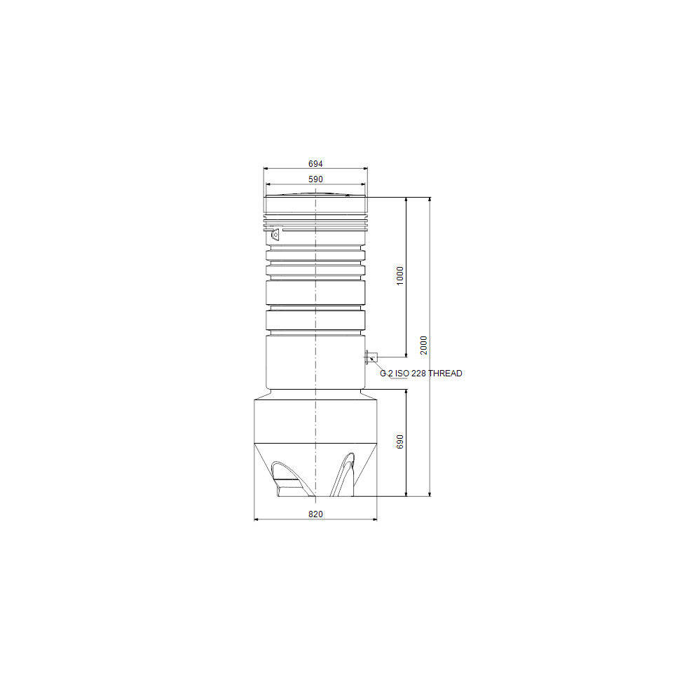 Grundfos Pumpstation PS.R.08.S.GC.SS50.A50.SEG