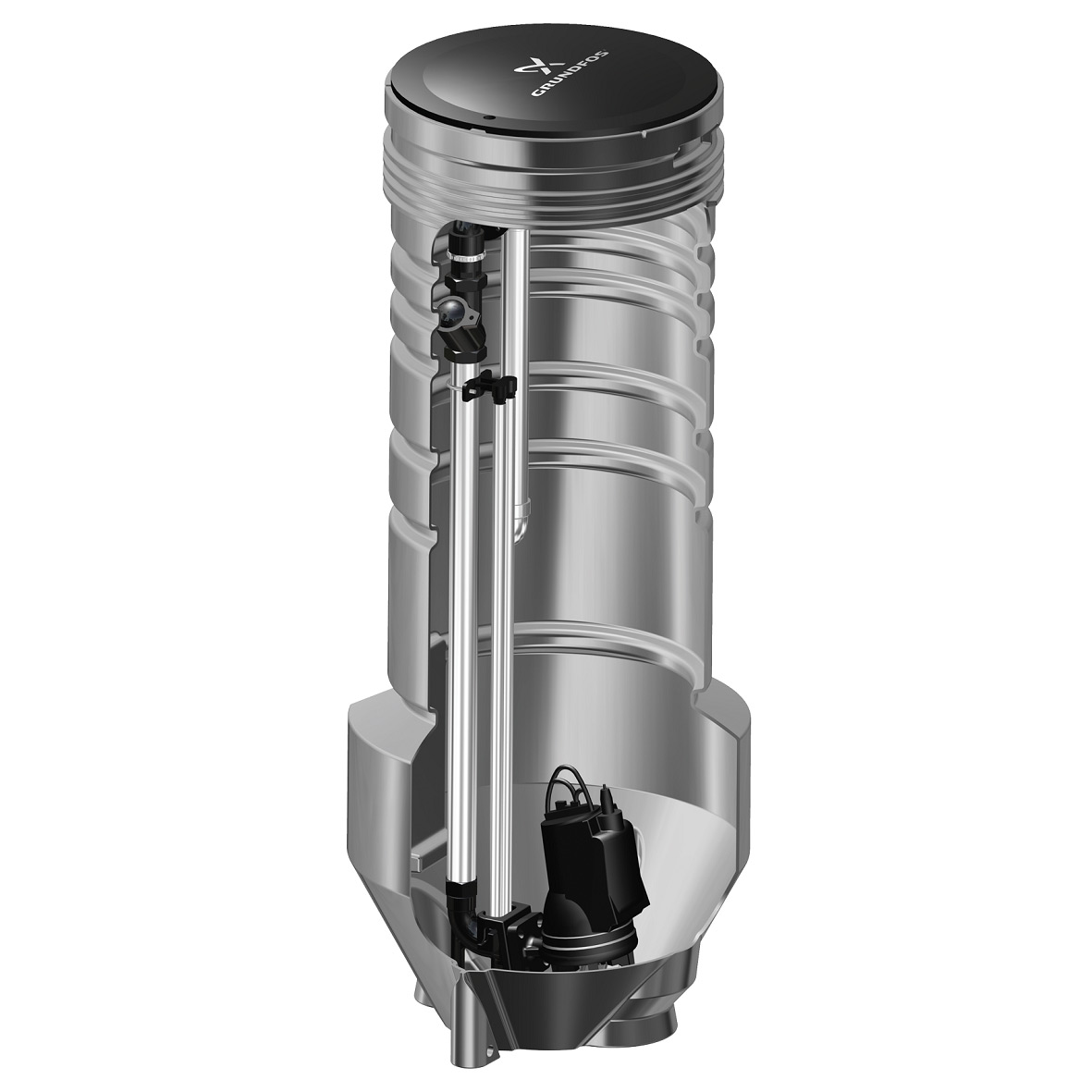 Grundfos Pumpstation PS.R.08.S.GC.SS50.A50.SEG