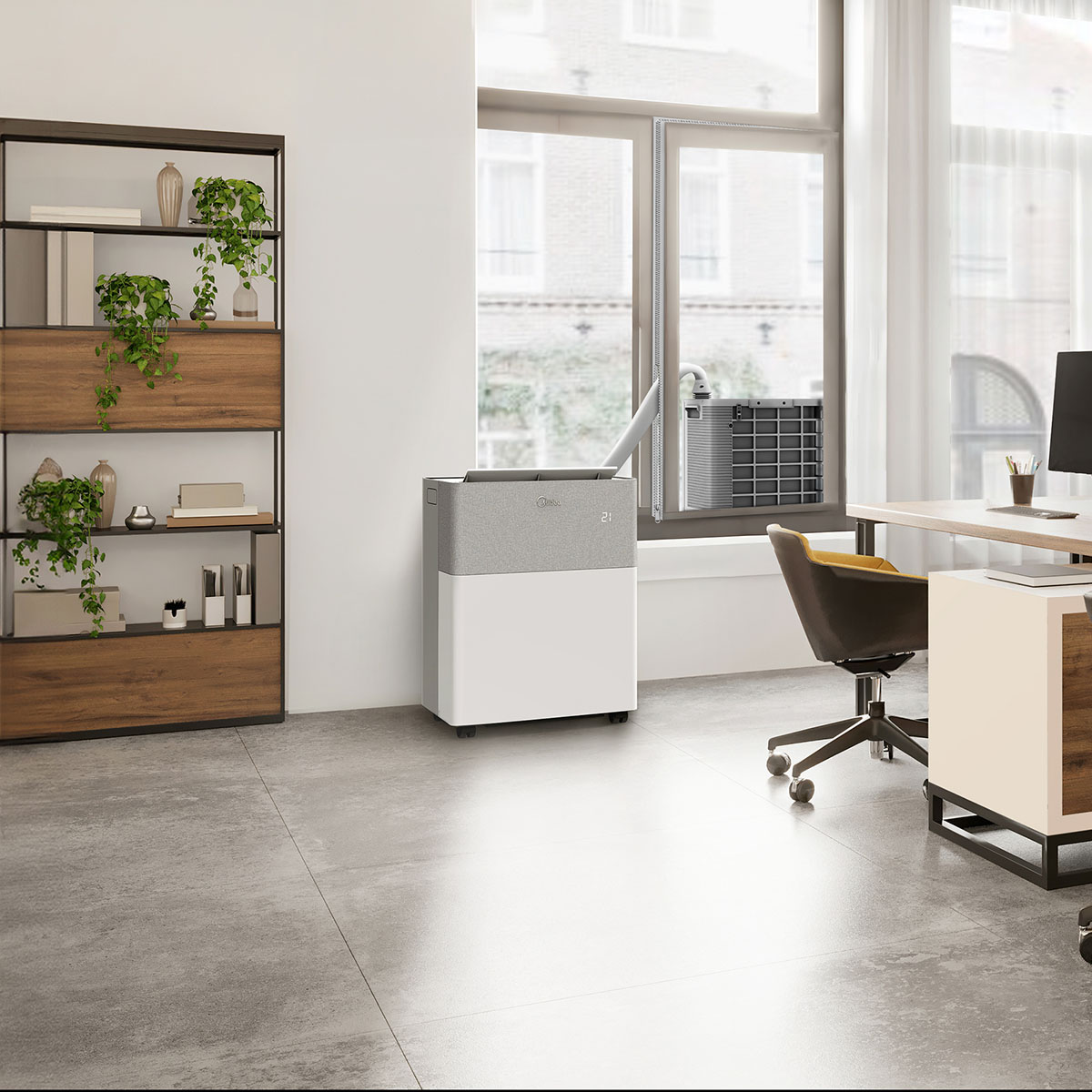 Portabel AC Midea PortaSplit Energisnål 4-i-1 Kylning och Uppvärmning