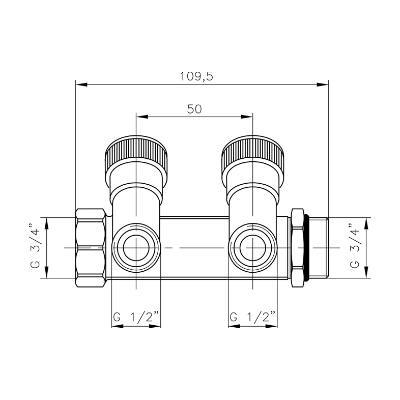 LK Systems Fördelare UNI Avst