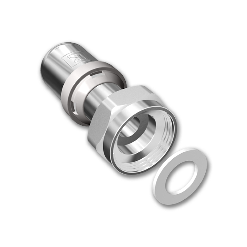 LK Systems Presskoppling Rak koppling lek/plan