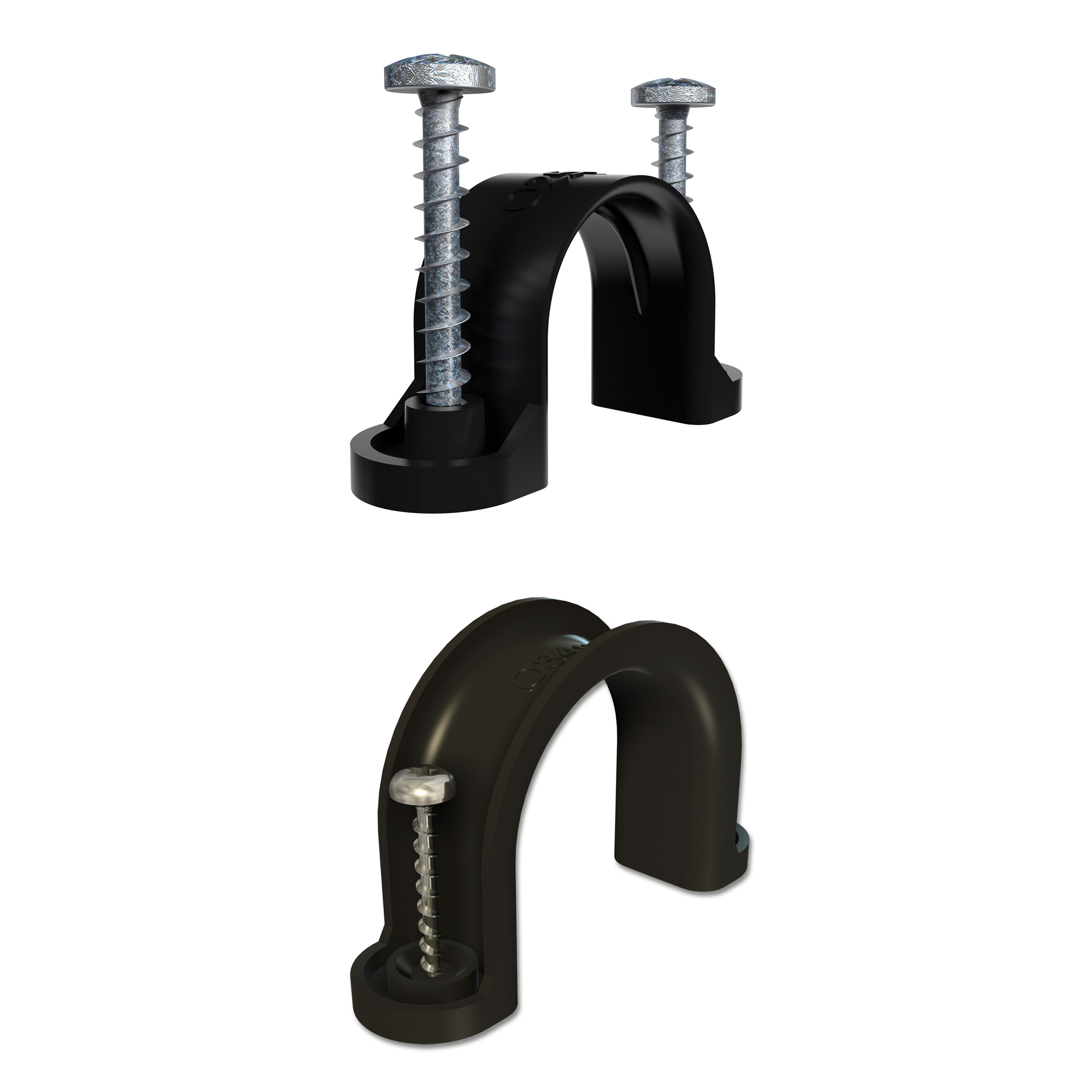 LK Systems Plastklammer Tomrör 25 mm