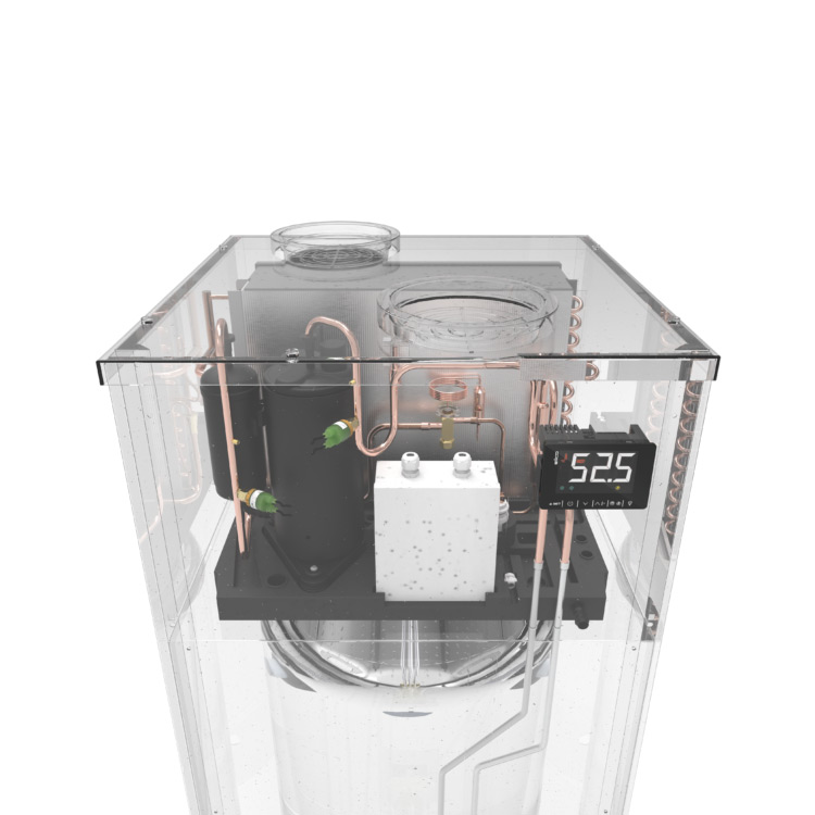 Värmepumpsberedare Indol EcoHeat 260FW4R2