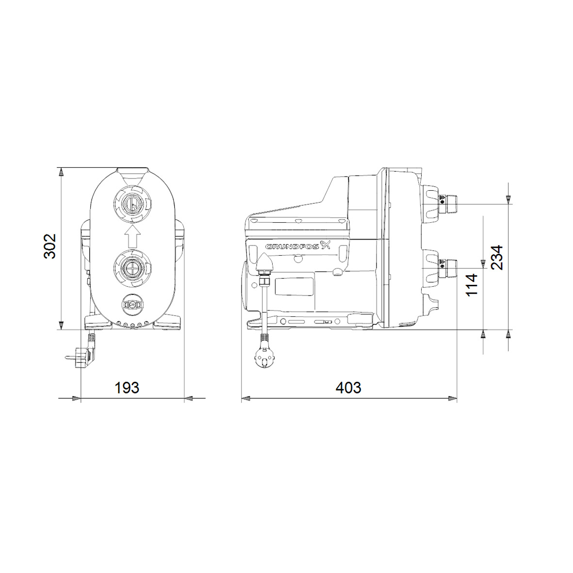 Grundfos Pumpautomat SCALA2 3-45 A