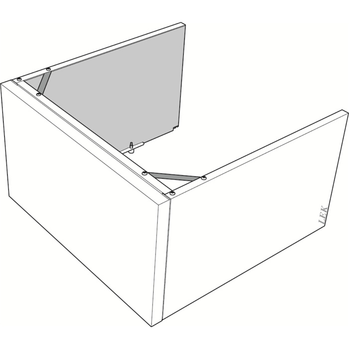 Nibe 345 mm Överskåp