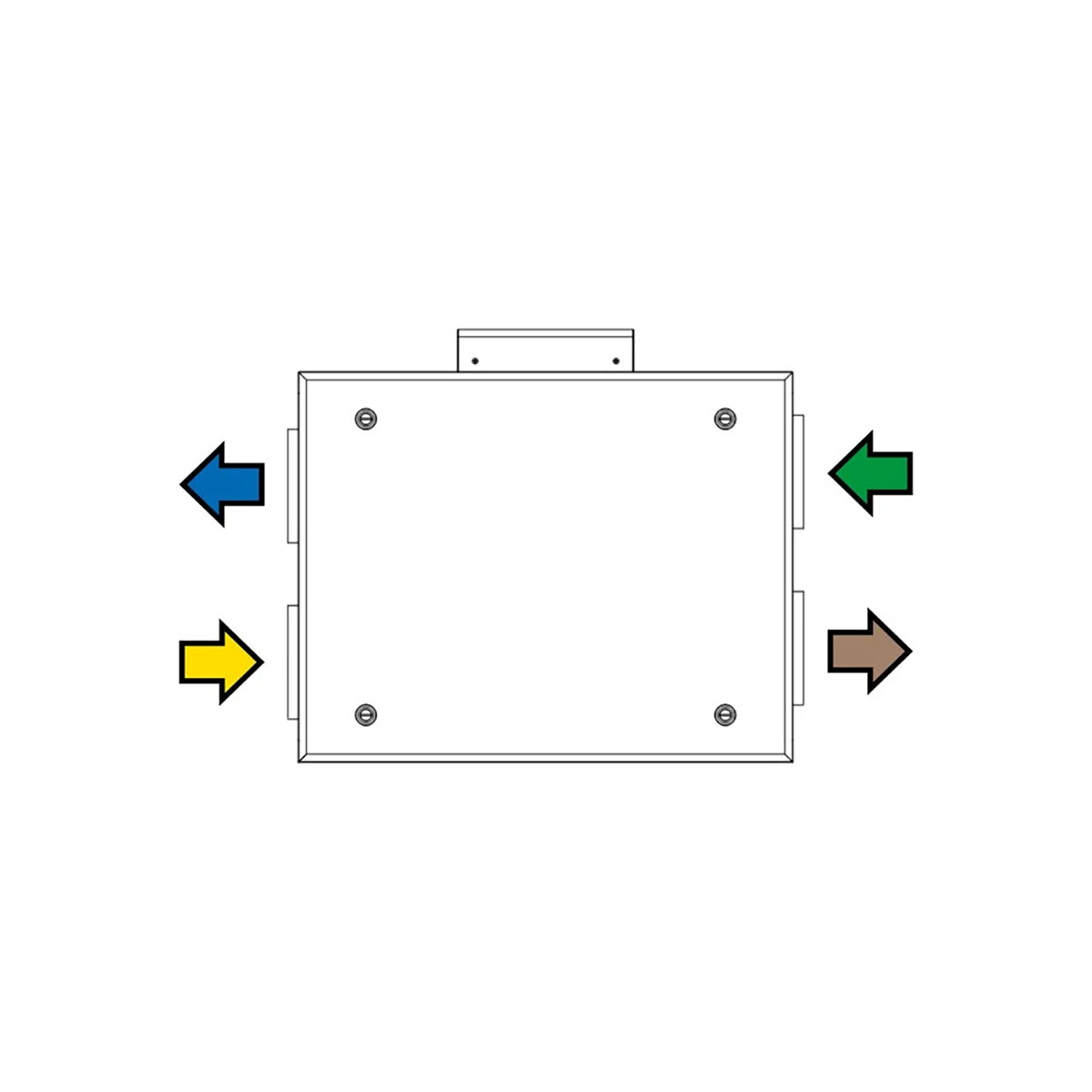 Aggregat Swegon Casa R5-H Smart Rh Vänster/Höger 700W för Villor och Kontor