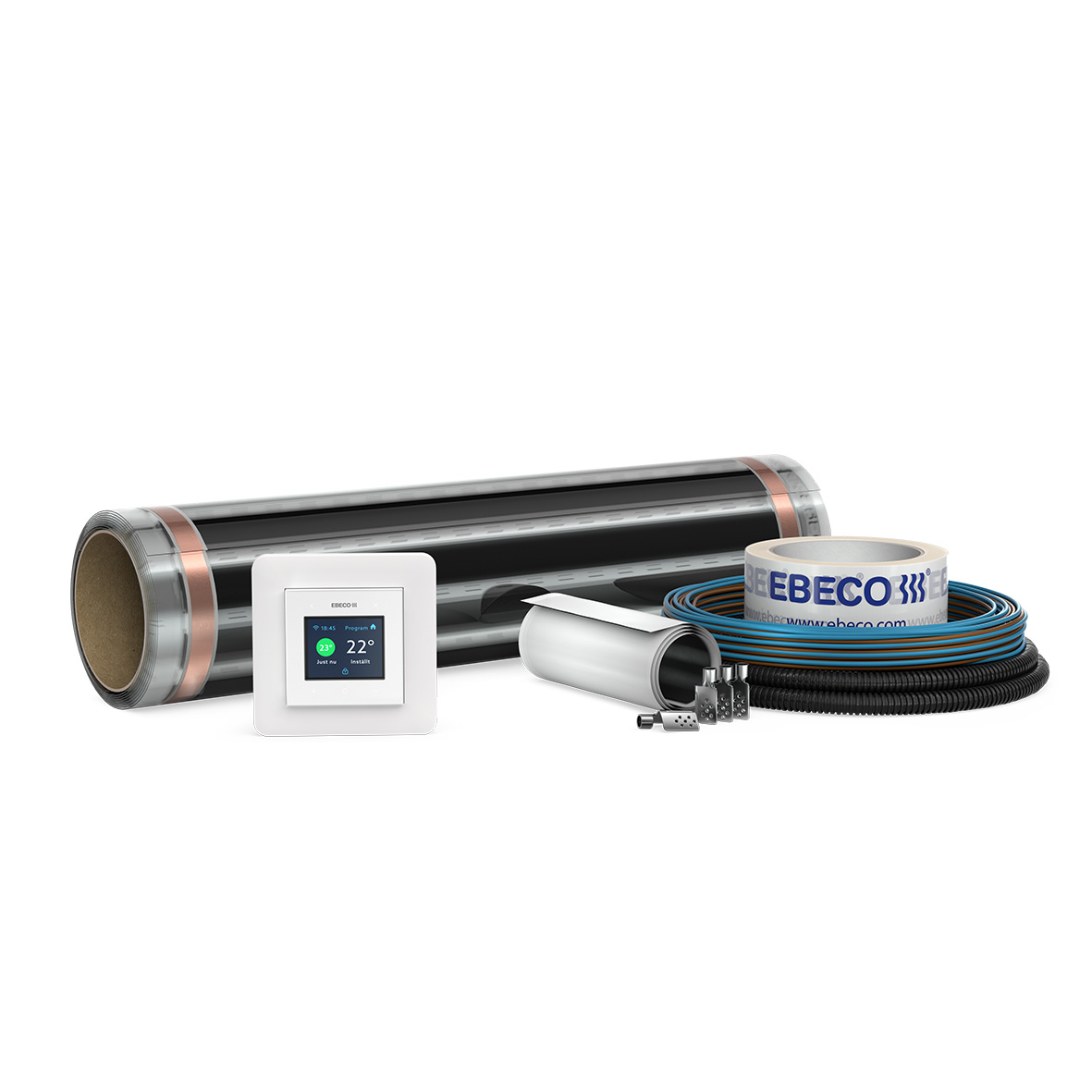 Golvvärmefolie Ebeco Foil Kit 500 för Trä- och Laminatgolv 43 cm