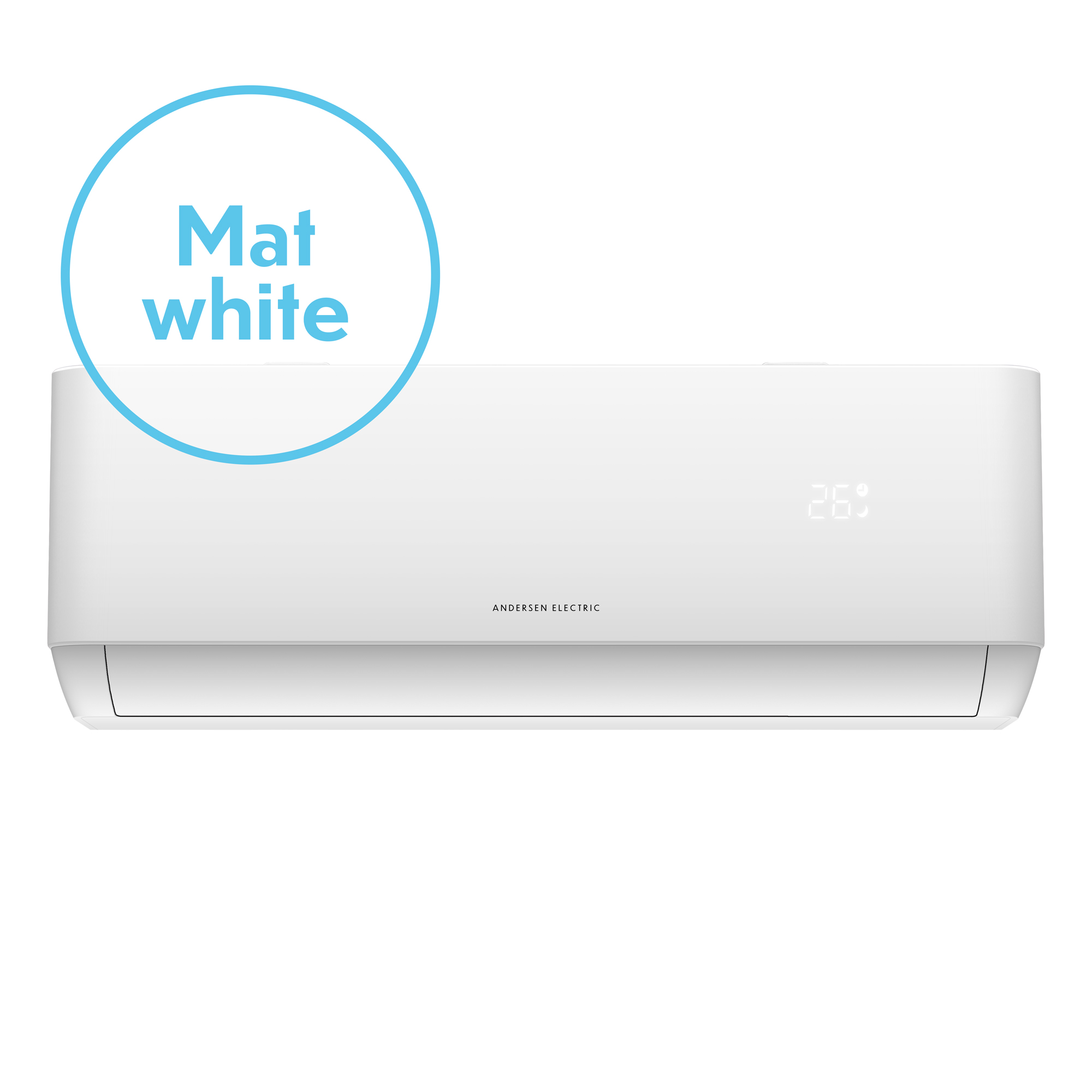 Andersen Electric MatPro 18 6,7kW Värme A++ SCOP 4,6 AC-funktion Luftvärmepump