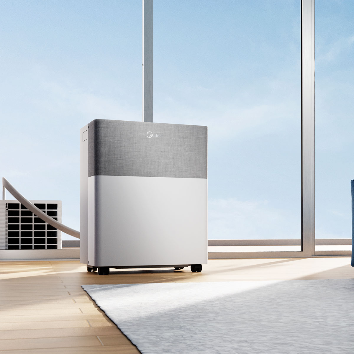 Portabel AC Midea PortaSplit Energisnål 4-i-1 Kylning och Uppvärmning