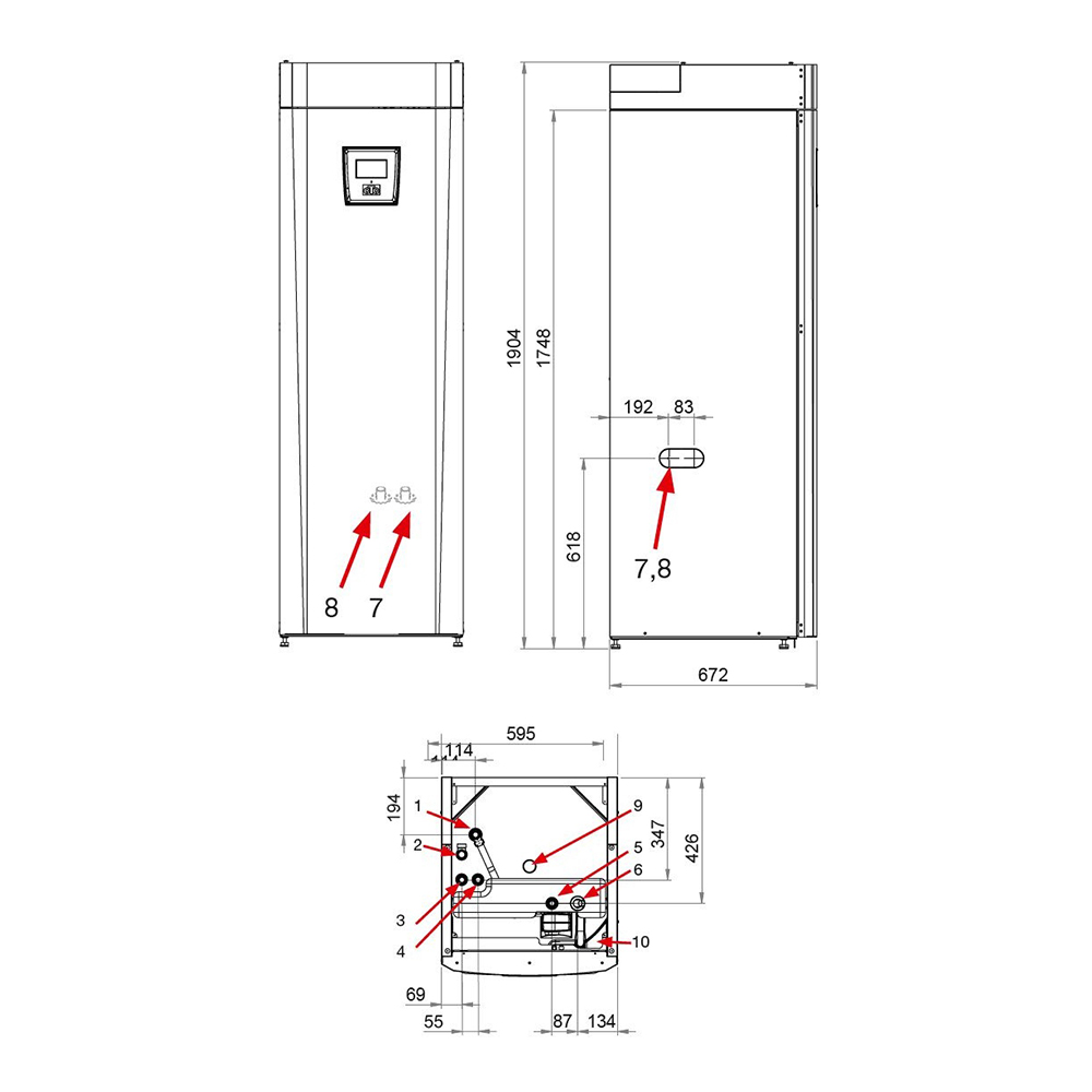 CTC EcoHeat 400 Bergvärmepump