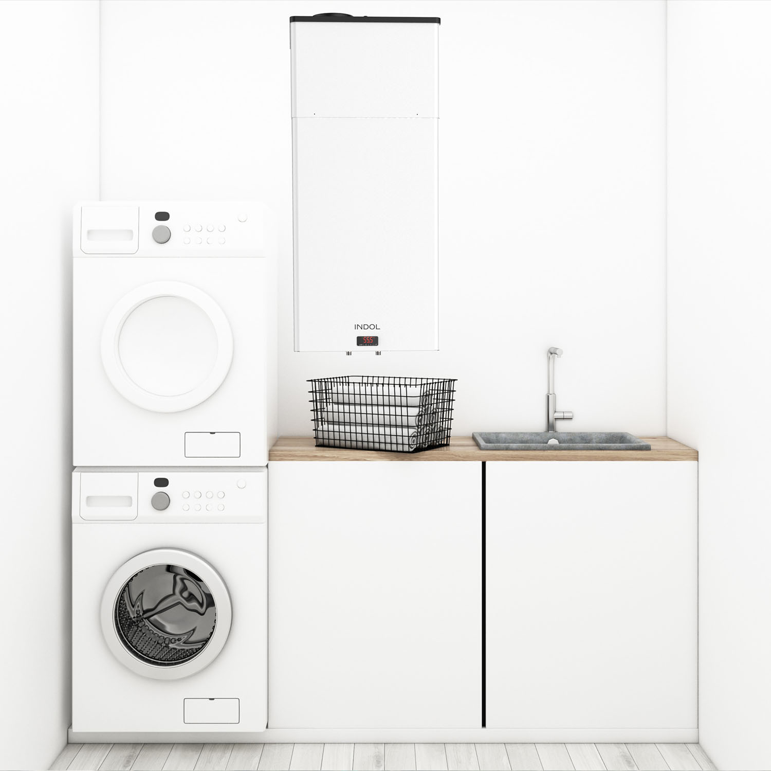 Värmepumpsberedare Indol EcoHeat 100