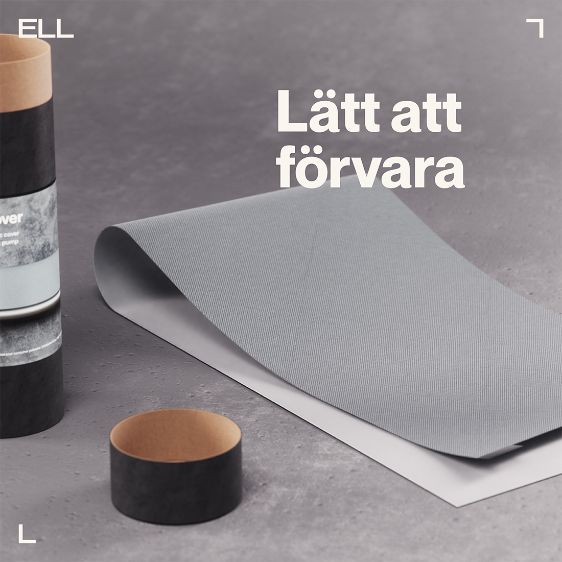 Tygfront ELL till Luftvärmepump Front