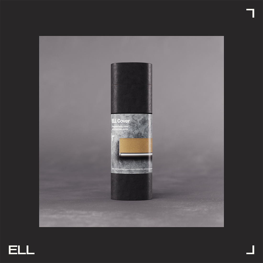 Tygfront ELL till Värmepump Front