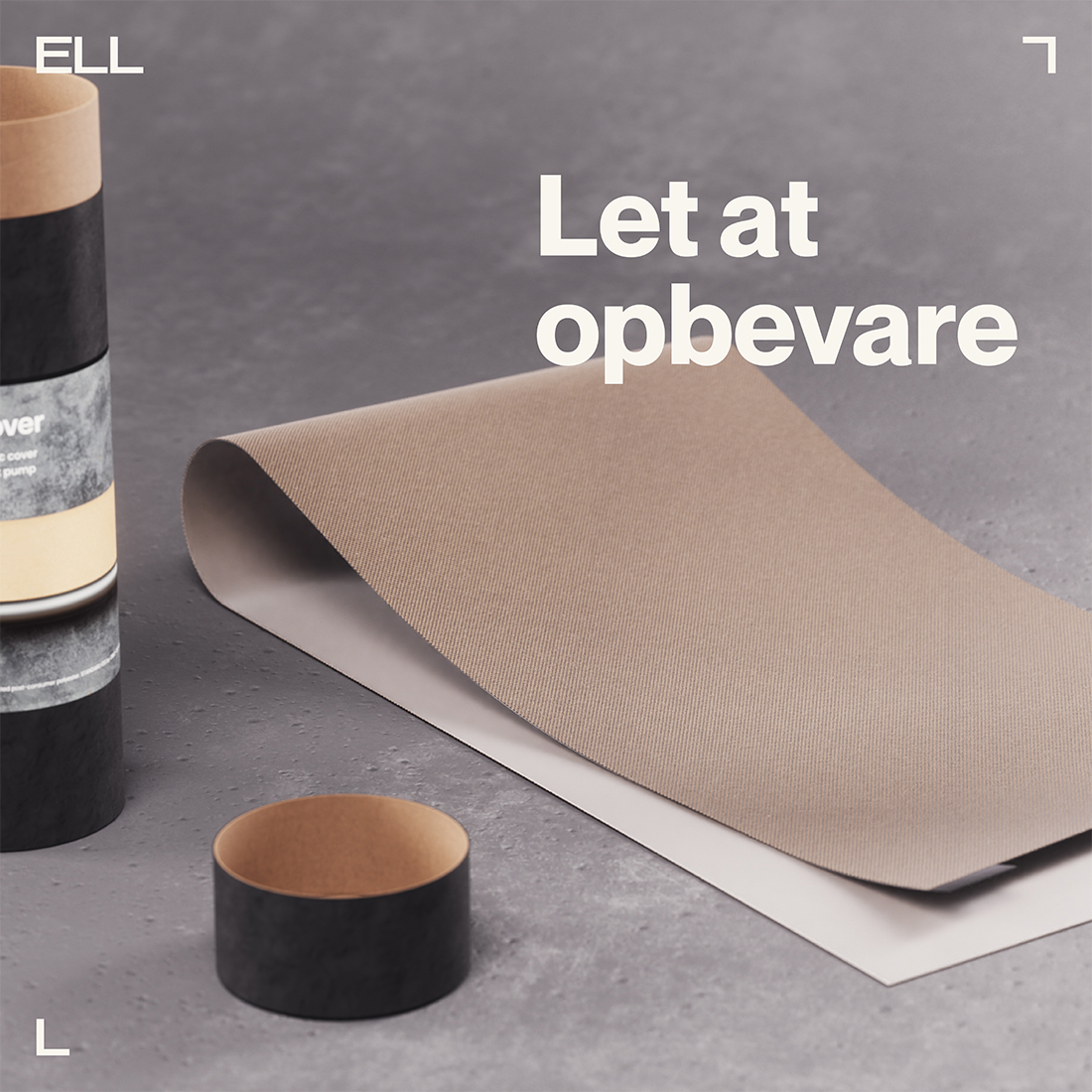 Tygfront ELL till Luftvärmepump Front