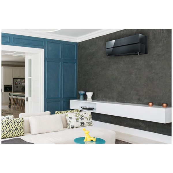 Mitsubishi Electric Hero 2.0 LN25 6,3kW Värme SCOP 5,2 Paket med Markstativ Luftvärmepump