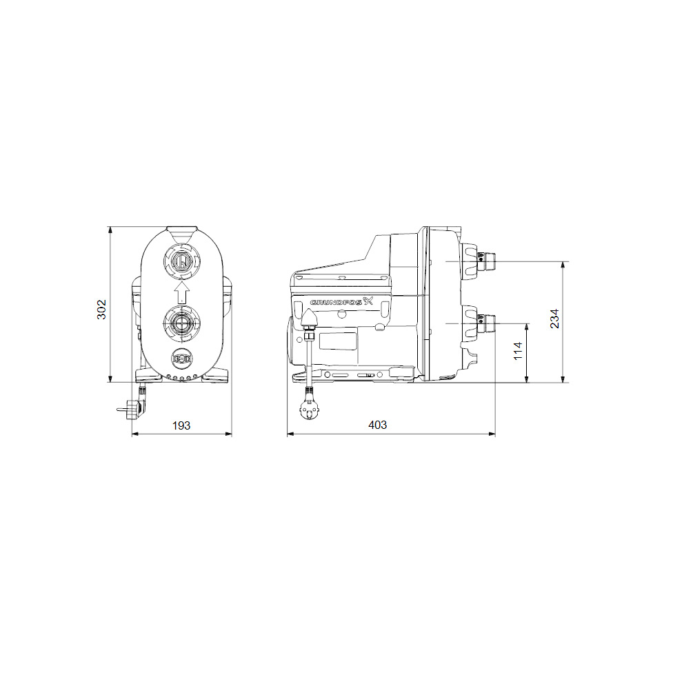 Grundfos Pumpautomat SCALA2 3-45 A