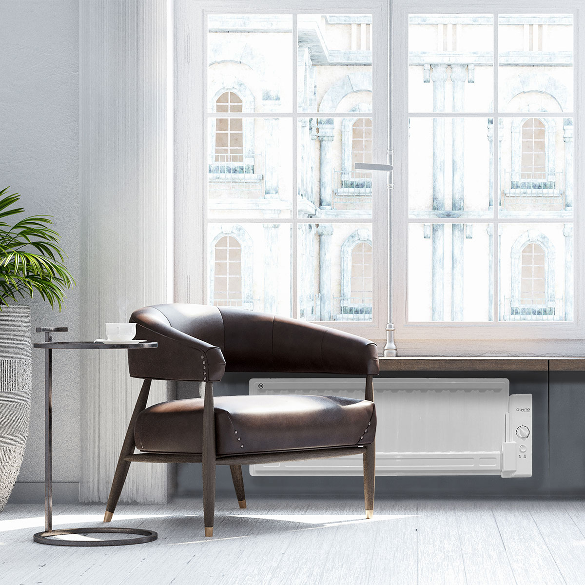 Oljefyllt Elelement Radiator Termo Basic