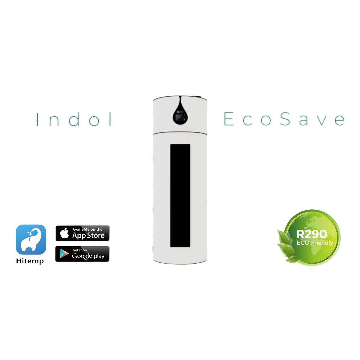 Värmepumpsberedare Indol EcoSave PV200