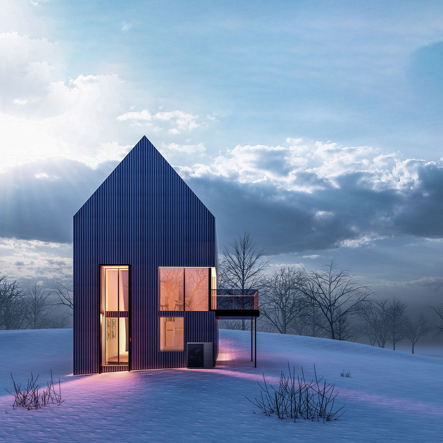 Panasonic Aquarea Hydraulic Split All in One L Luft-vattenvärmepump