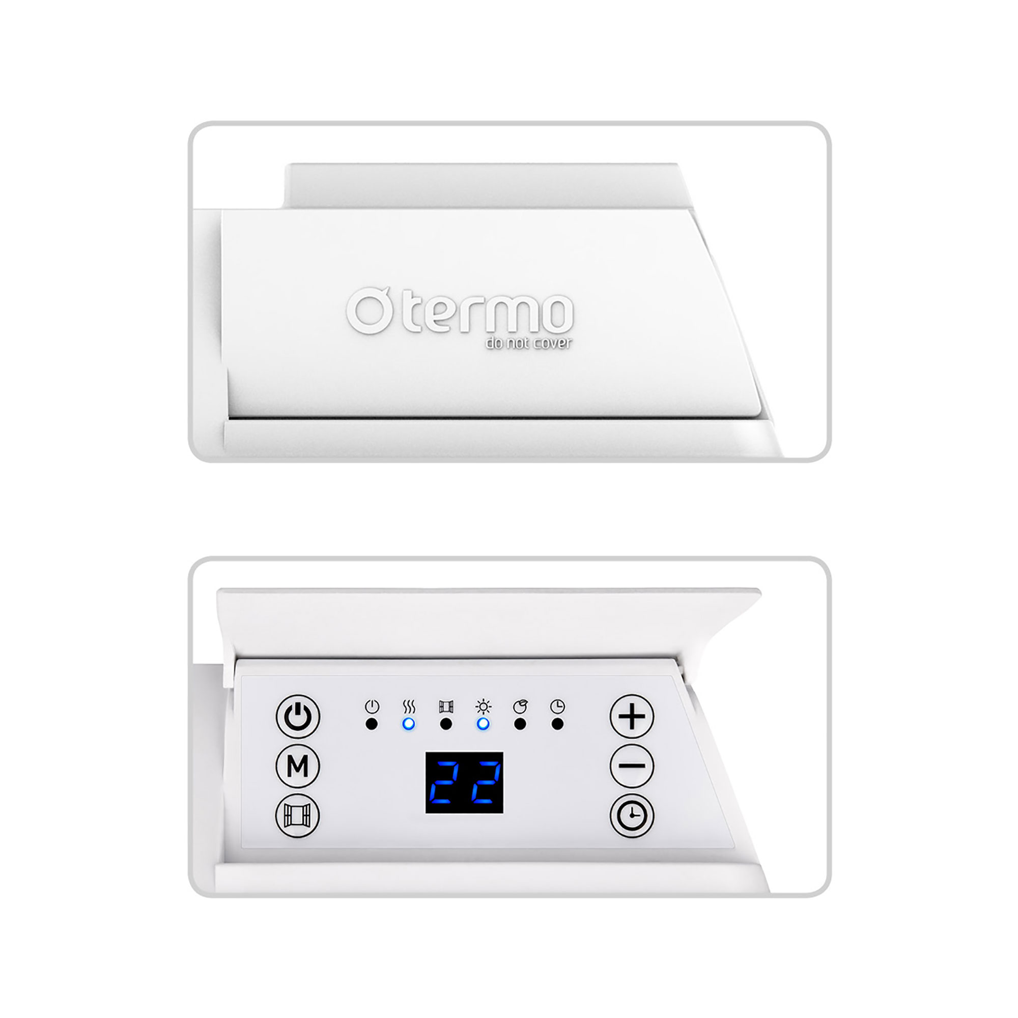 Elelement Termo GLASS Vit Glasfront