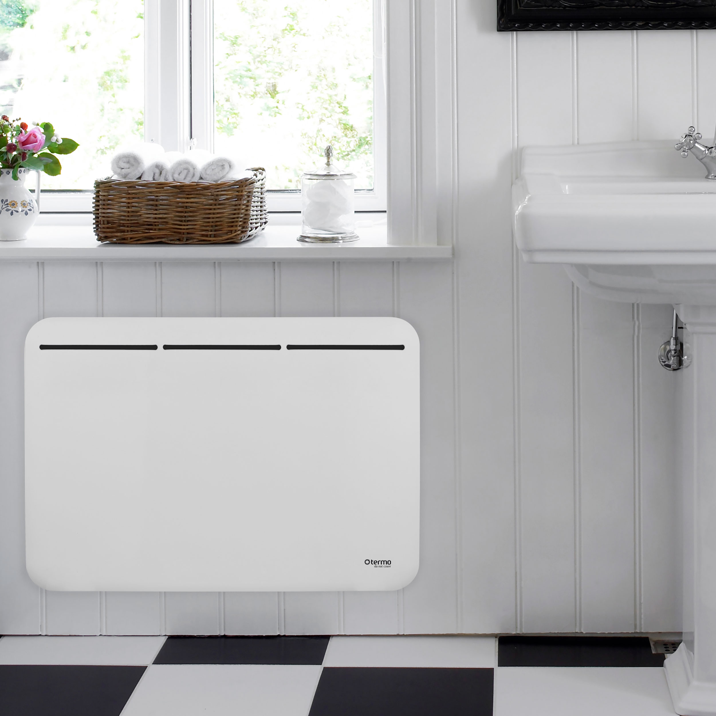 Elelement Termo STEEL Vit Plåtfront