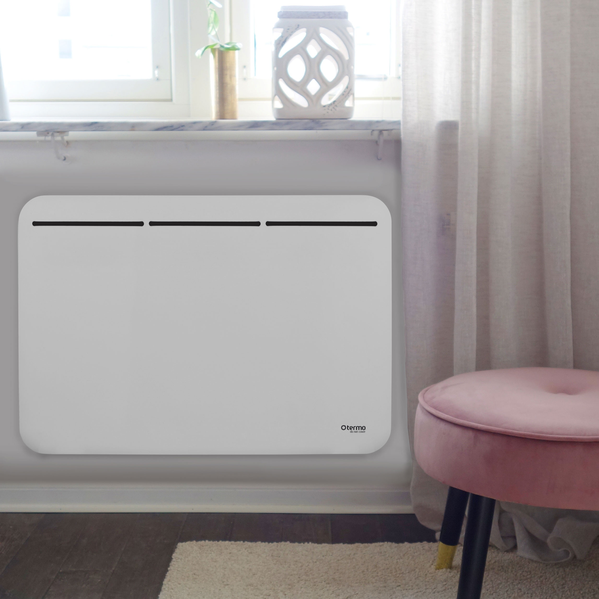 Elelement Termo STEEL Vit Plåtfront