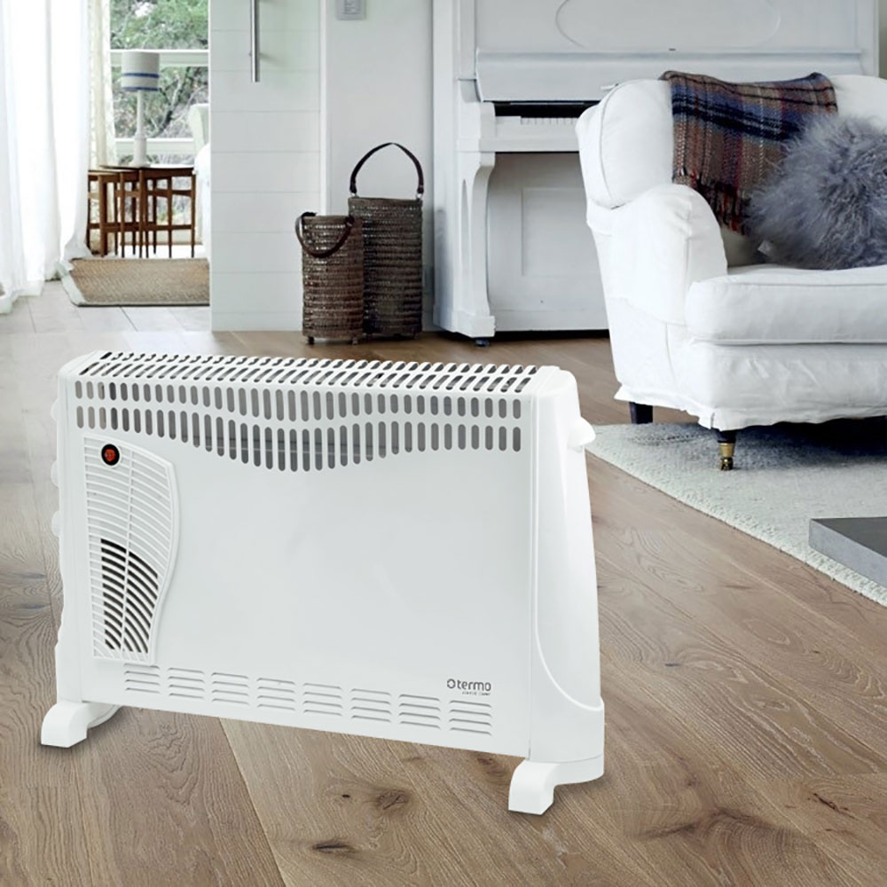 Konvektorelement Termo STEEL 2000 W med Turbofläkt